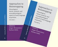 Enlarge image Cover: Approaches to Bootstrapping - John Benjamins Publishing Co