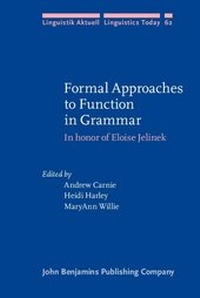 Enlarge image Cover: Formal Approaches to Function in Grammar - John Benjamins Publishing Co