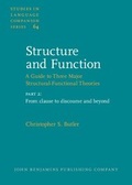 Cover: Structure and Function - A Guide to Three Major Structural-Functional Theories - John Benjamins Publishing Co