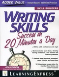 Cover: Writing Skills Success in 20 Minutes a Day - Learning Express Llc