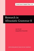 Cover: Research in Afroasiatic Grammar II - John Benjamins Publishing Co
