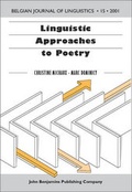 Cover: Linguistic Approaches to Poetry - John Benjamins Publishing Co