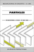 Cover: Particles - John Benjamins Publishing Co