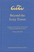 Cover: Beyond the Ivory Tower - John Benjamins Publishing Co