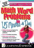 Cover: Math Word Problems in 15 Minutes a Day - Learning Express Llc
