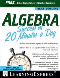 Enlarge image Cover: Algebra Success in 20 Minutes a Day - Learning Express Llc