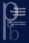 Cover: Discourse Perspectives on English - John Benjamins Publishing Co
