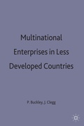 Cover: Multinational Enterprises in Less Developed Countries - Palgrave Macmillan