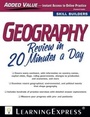 Cover: Geography Review in 20 Minutes a Day - Learning Express Llc