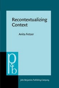 Enlarge image Cover: Recontextualizing Context - John Benjamins Publishing Co