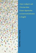 Cover: Corpus Approaches to Grammaticalization in English - John Benjamins Publishing Co