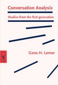 Enlarge image Cover: Conversation Analysis - John Benjamins Publishing Co