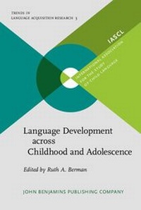 Enlarge image Cover: Language Development across Childhood and Adolescence - John Benjamins Publishing Co