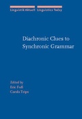Cover: Diachronic Clues to Synchronic Grammar - John Benjamins Publishing Co