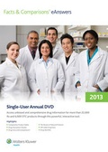 Cover: Facts & Comparisons eAnswers Annual DVD 2013 - Facts & Comparisons,U.S.