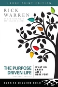 Cover: The Purpose Driven Life Large Print - Zondervan