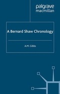 Cover: A Bernard Shaw Chronology - Palgrave Macmillan