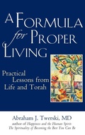 Cover: A Formula for Proper Living - Jewish Lights Publishing