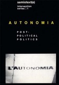 Cover: Autonomia - MIT Press
