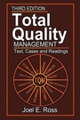 Cover: Total Quality Management - St Lucie Press