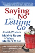 Cover: Saying No and Letting Go - Jewish Lights Publishing