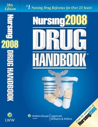 Abbildung von: Nursing Drug Handbook 2008 - Springhouse Publishing Co ,U.S.