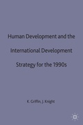 Cover: Human Development and the International Development Strategy for the 1990s - Palgrave Macmillan