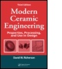 Cover: Modern Ceramic Engineering - Taylor & Francis