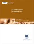 Cover: 2005 Fair Labor Standards Act Survey Report - Society for Human Resource Management