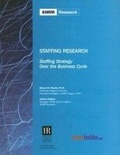 Cover: Staffing Strategy Over the Business Cycle - Society for Human Resource Management