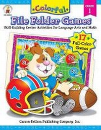 Enlarge image Cover: Colorful File Folder Games, Grade 1 - Carson Dellosa Education