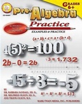 Cover: Pre-Algebra Practice Book, Grades 6 - 12 - Mark Twain Media