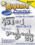 Cover: Algebra Practice Book, Grades 7 - 12 - Mark Twain Media