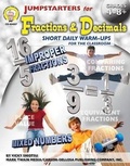 Cover: Jumpstarters for Fractions & Decimals, Grades 4 - 12 - Mark Twain Media