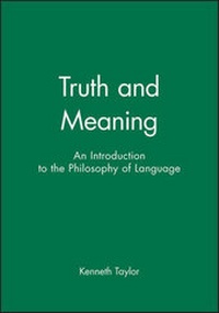 Enlarge image Cover: Truth and Meaning - Wiley