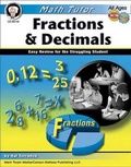 Cover: Math Tutor: Fractions and Decimals, Ages 9 - 14 - Mark Twain Media