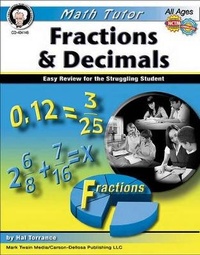 Enlarge image Cover: Math Tutor: Fractions and Decimals, Ages 9 - 14 - Mark Twain Media
