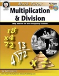 Cover: Math Tutor: Multiplication and Division, Ages 9 - 14 - Mark Twain Media