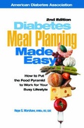 Cover: Diabetes Meal Planning Made Easy - American Diabetes Association