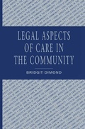 Cover: Legal aspects of care in the community - Red Globe Press