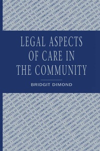 Abbildung von: Legal aspects of care in the community - Red Globe Press