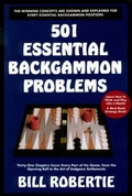 Cover: 501 Essential Backgammon Problems - Cardoza Publishing,U.S.