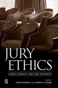 Cover: Jury Ethics - Routledge