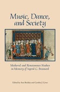 Cover: Music, Dance, and Society - Medieval Institute Publications