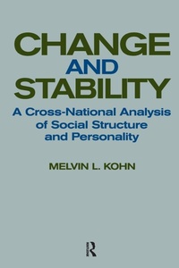 Enlarge image Cover: Change and Stability - Routledge