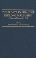 Cover: The Private Journals of the Long Parliament volume 3 - University of Rochester Press