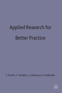 Enlarge image Cover: Applied Research for Better Practice - Red Globe Press