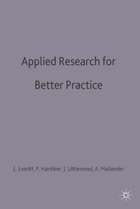 Enlarge image Cover: Applied Research for Better Practice - Palgrave Macmillan