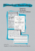Cover: Historical Musicology - University of Rochester Press
