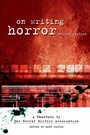 Cover: On Writing Horror - Writer's Digest Books